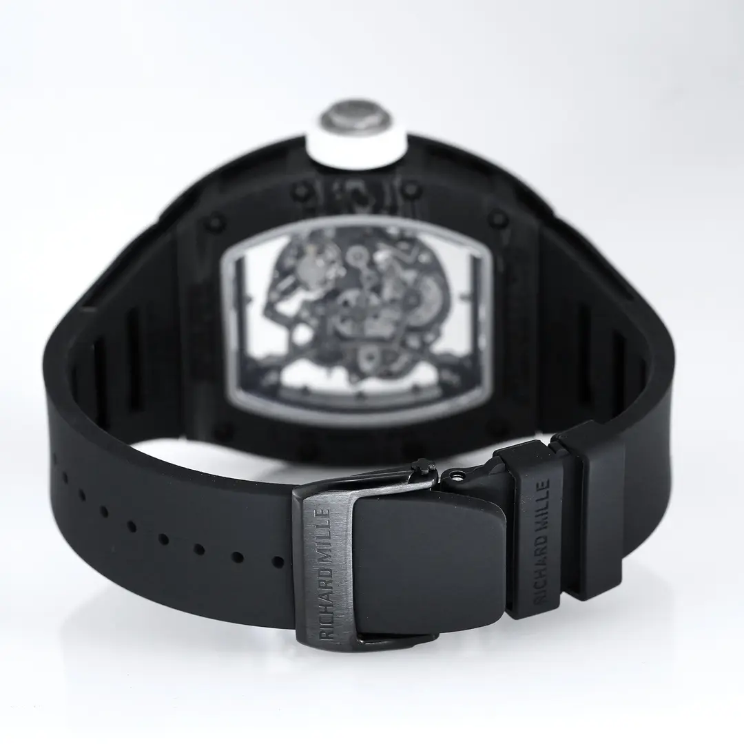 KV Factory Richard Mille RM055 Carbon Fiber Black Rubber Super Clone Luxury Watch - 图片 7