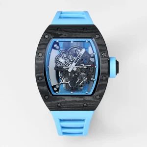 KV Factory Richard Mille RM055 Carbon Fiber Blue Super Clone Luxury Watch