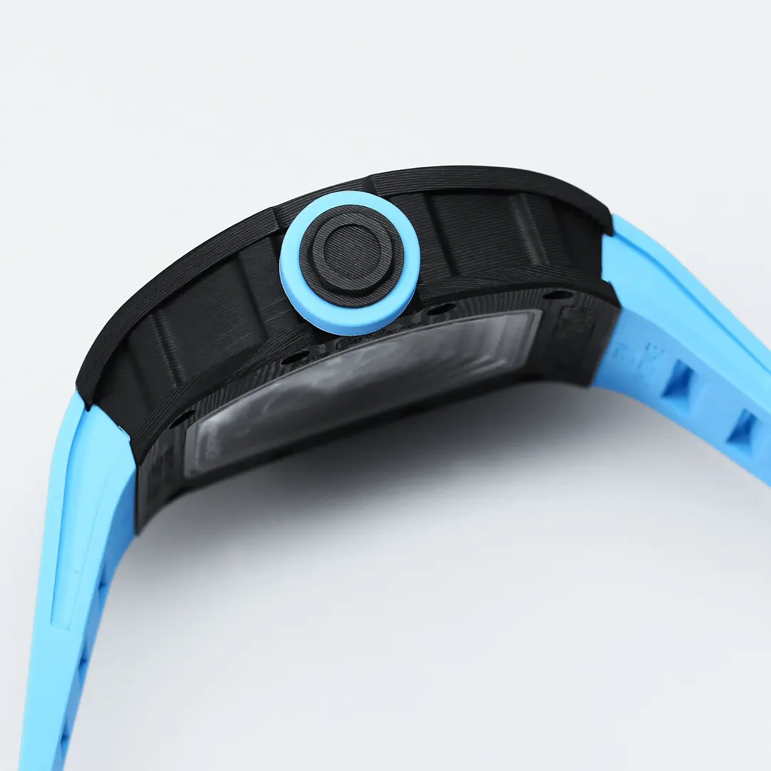KV Factory Richard Mille RM055 Carbon Fiber Blue Super Clone Luxury Watch - 图片 4