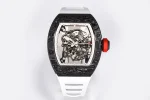 KV Factory Richard Mille RM055 NTPT Carbon White Rubber – Premium Super Clone Watch