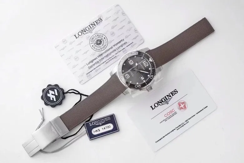 KY Factory Longines Conquest Grey Dial Rubber Strap – Best Super Clone Watch - 图片 9