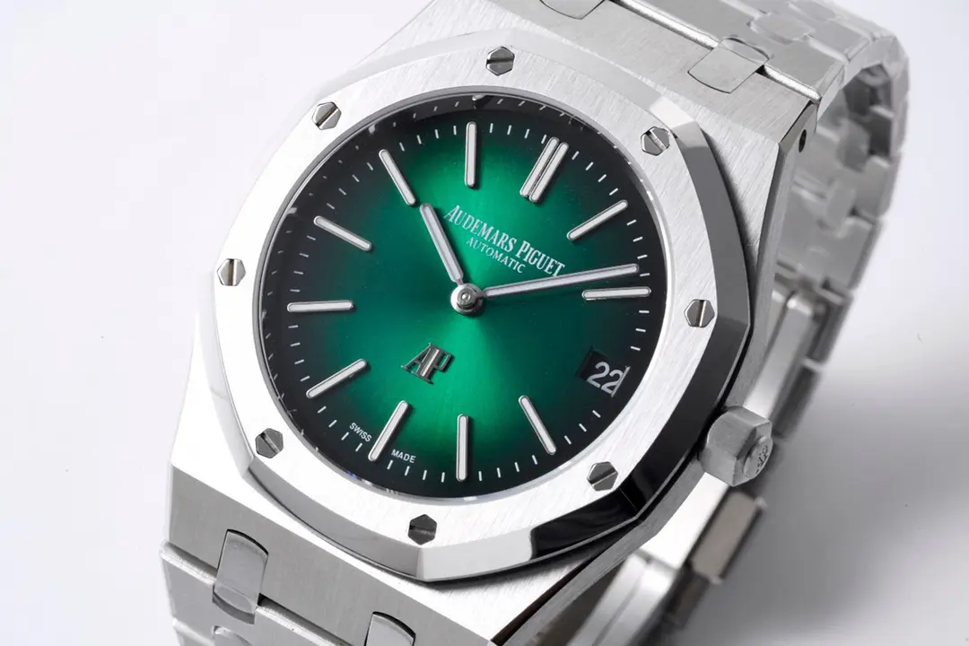 KZ Factory Audemars Piguet Royal Oak 15202 Green Steel Super Clone Watch – Premium Replica - 图片 2