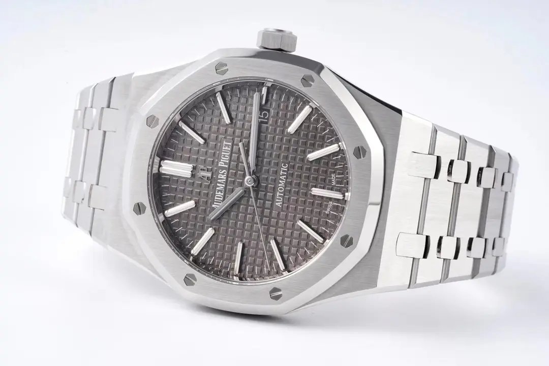 KZ Factory Audemars Piguet Royal Oak 15400 Silver Automatic Super Clone Watch - 图片 4