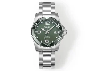 KZ Factory Longines Conquest Green Dial Steel Watch – Premium Super Clone Design