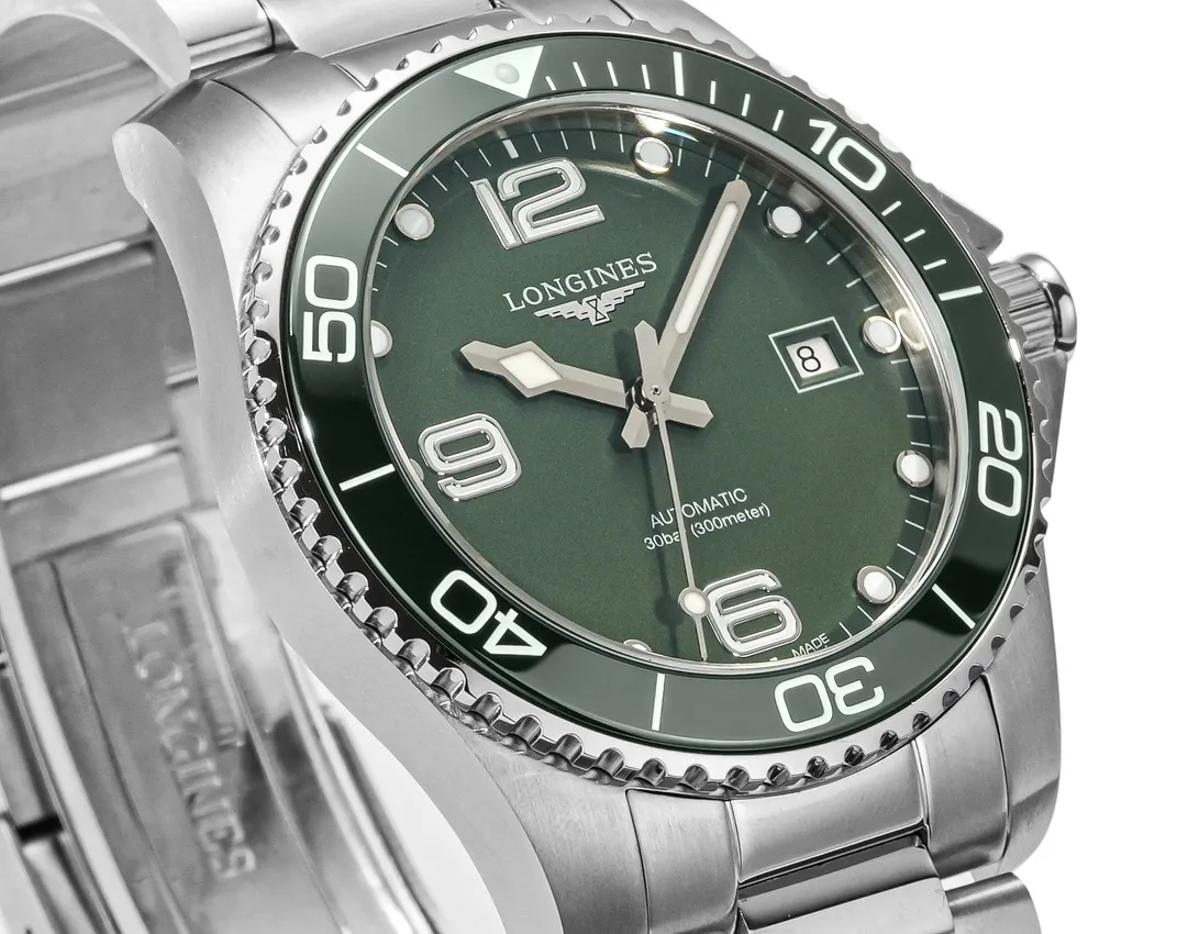 KZ Factory Longines Conquest Green Dial Steel Watch – Premium Super Clone Design - 图片 3