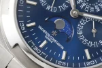 MKS Factory Vacheron Constantin Overseas 4300V Perpetual Calendar Watch – Blue Dial, Stainless Steel Bracelet, Best Super Clone Edition