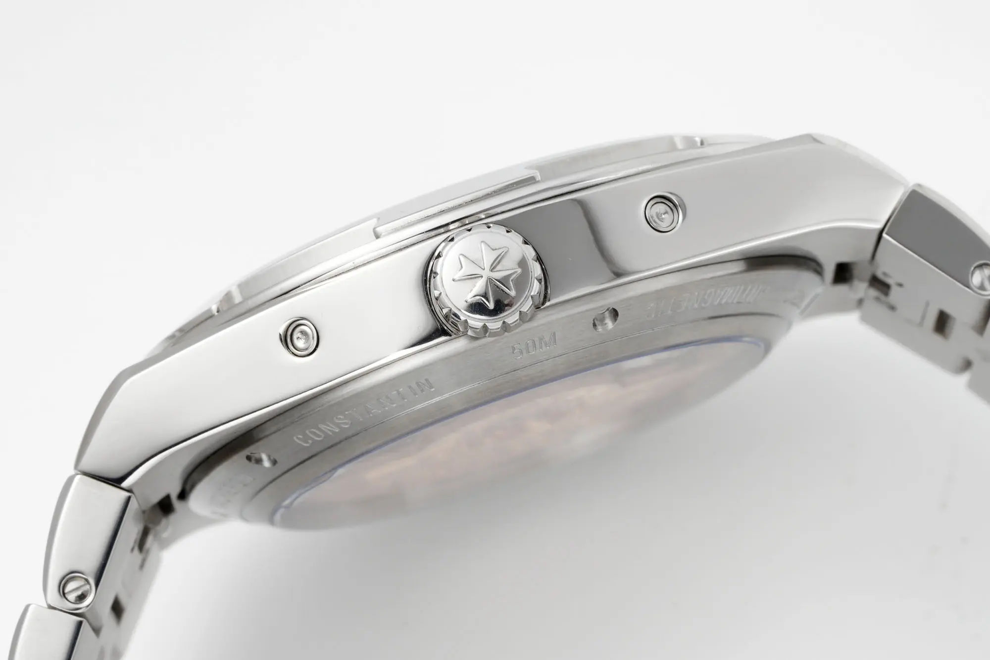 MKS Factory Vacheron Constantin Overseas 4300V Perpetual Calendar Watch – Blue Dial, Stainless Steel Bracelet, Best Super Clone Edition - 图片 5