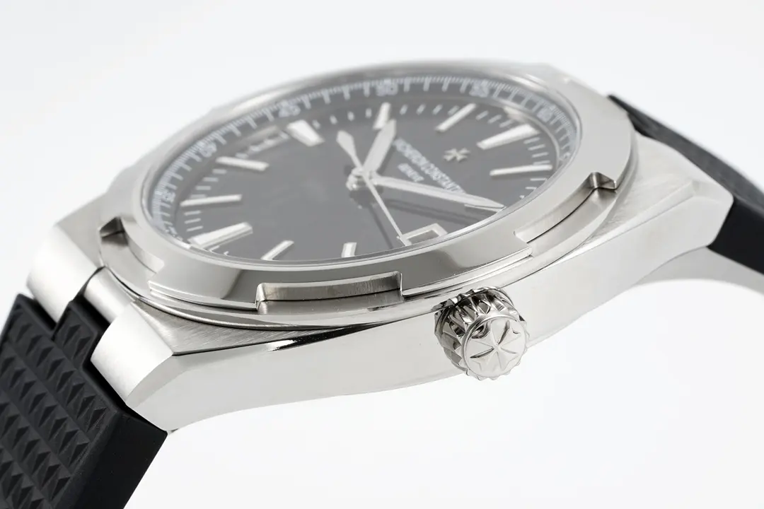 MKS Factory Vacheron Constantin Overseas 4500V Series – Black Dial, Rubber Strap, Luxury Steel Super Clone Watch – Best Replica Quality - 图片 6