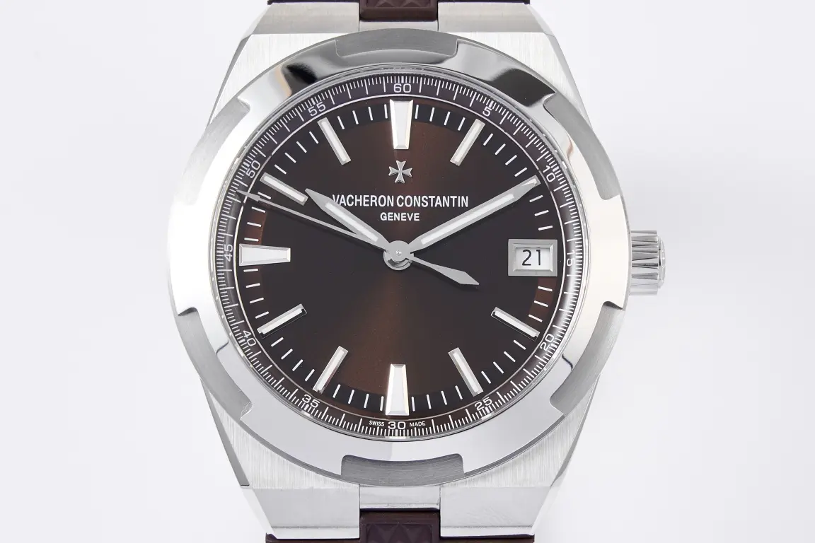 MKS Factory Vacheron Constantin Overseas 4500V Series – Brown Dial, Rubber Strap, Luxury Steel Super Clone Watch – Best Replica Quality - 图片 2