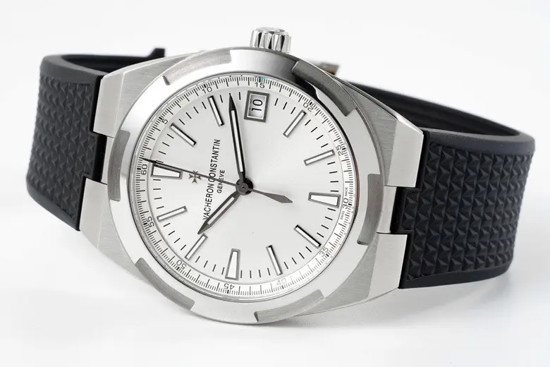 MKS Factory Vacheron Constantin Overseas 4500V Series – Silver Dial, Black Rubber Strap, Luxury Steel Super Clone Watch – Best Replica Quality - 图片 7