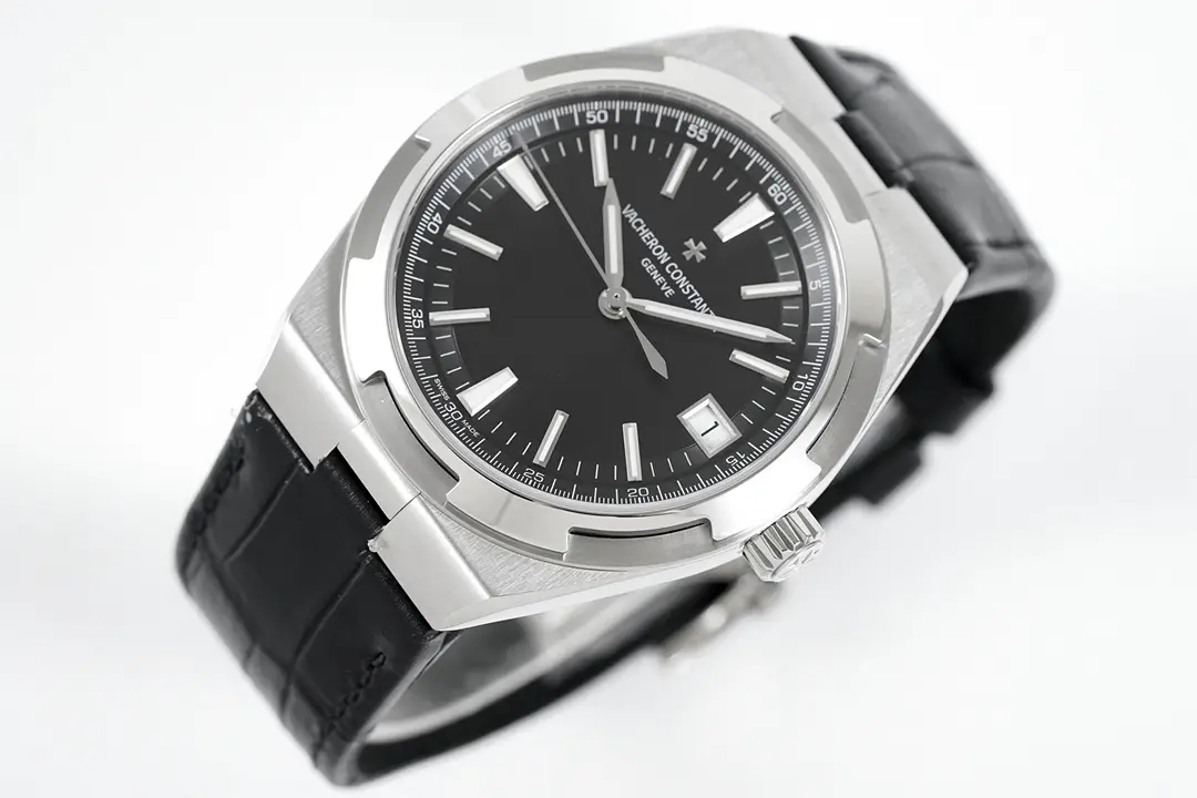 MKS Factory Vacheron Constantin Overseas Automatic Watch – Black Dial, Stainless Steel Case, Rubber Strap with Interchangeable System, Top Super Clone Watches Design - 图片 3