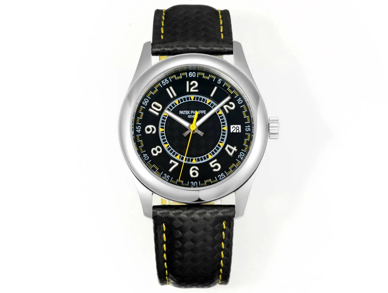 MP Factory Patek Philippe Calatrava 6007G Black Super Clone Replica Watch