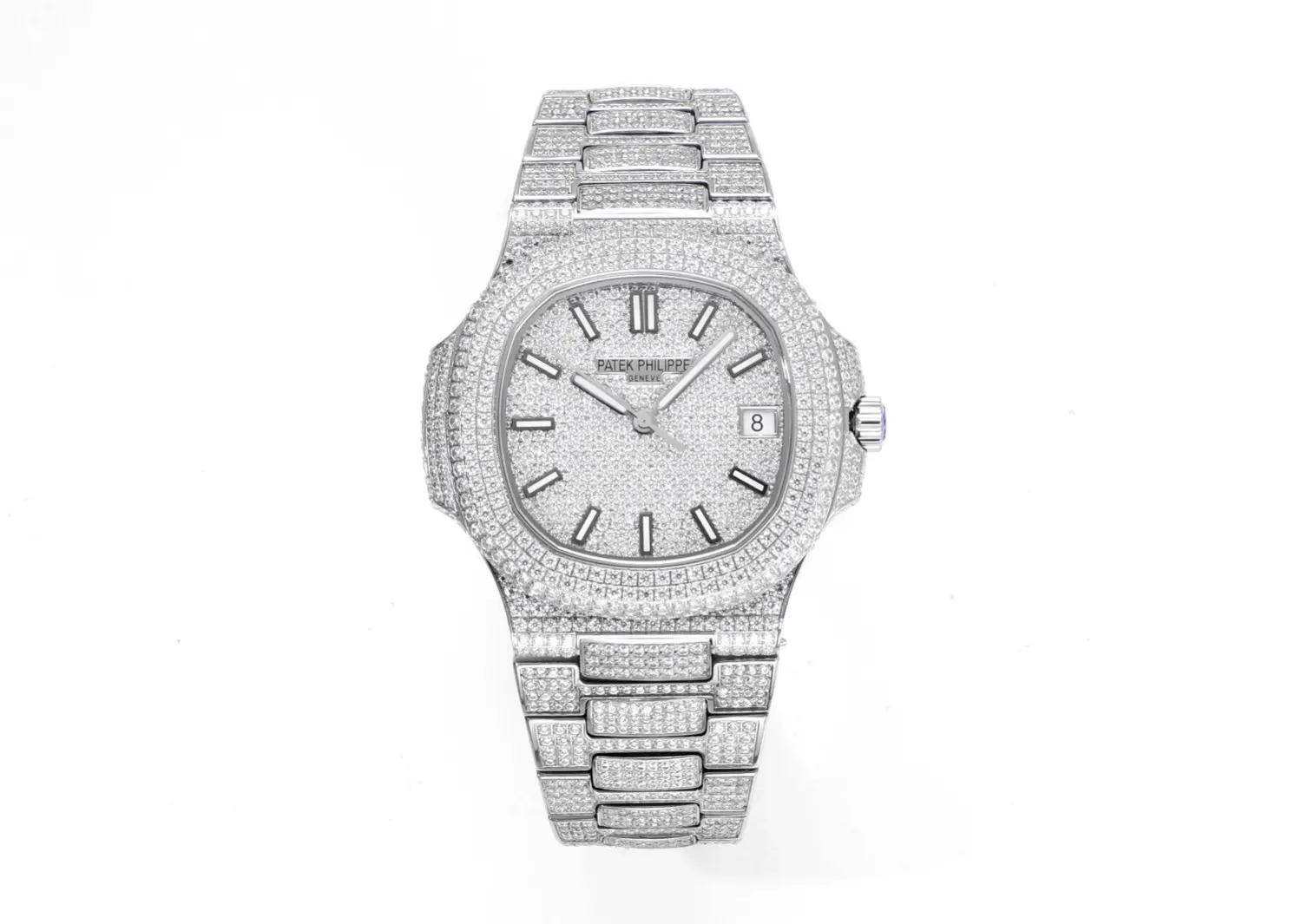 MP Factory Patek Philippe Nautilus 5719/10G White Gold Super Clone Replica Watch