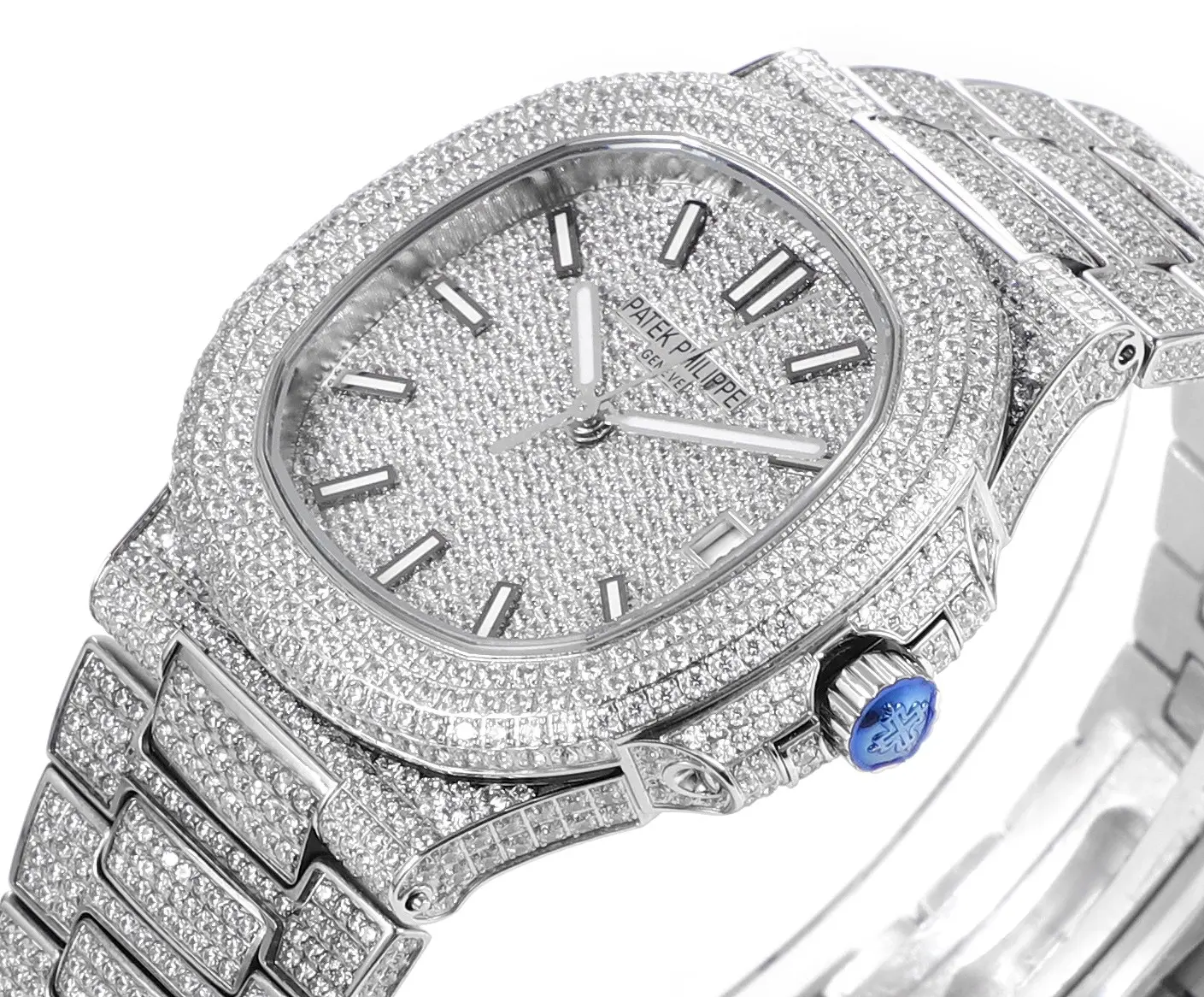 MP Factory Patek Philippe Nautilus 5719/10G White Gold Super Clone Replica Watch - 图片 4