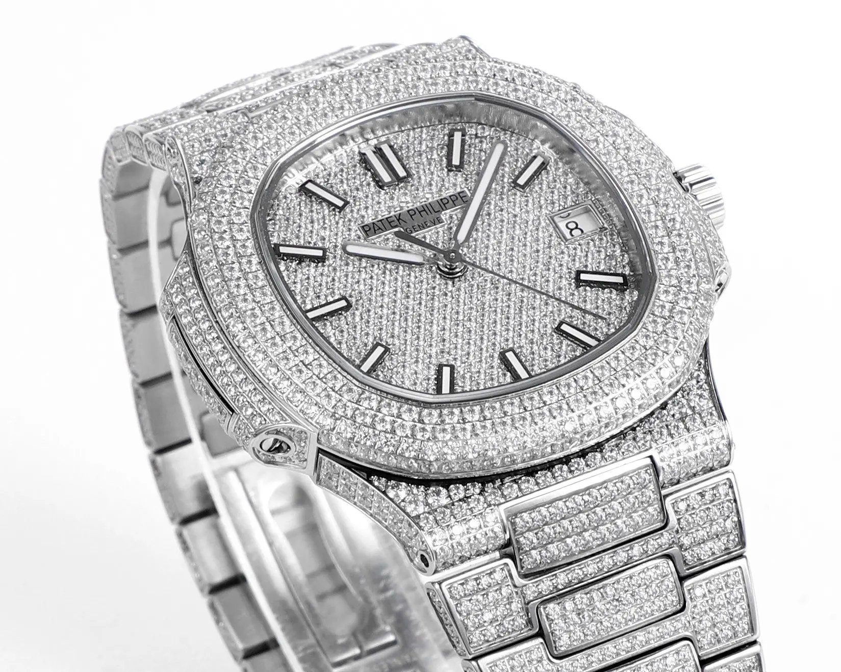 MP Factory Patek Philippe Nautilus 5719/10G White Gold Super Clone Replica Watch - 图片 5