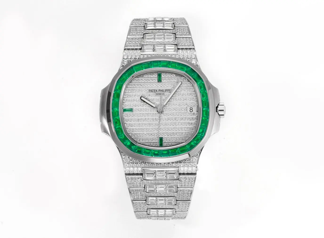 MP Factory Patek Philippe Nautilus 5719 Platinum Super Clone Replica Watch