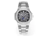 MP Factory Patek Philippe Nautilus 5740/1G Grey Dial Super Clone Replica Watch