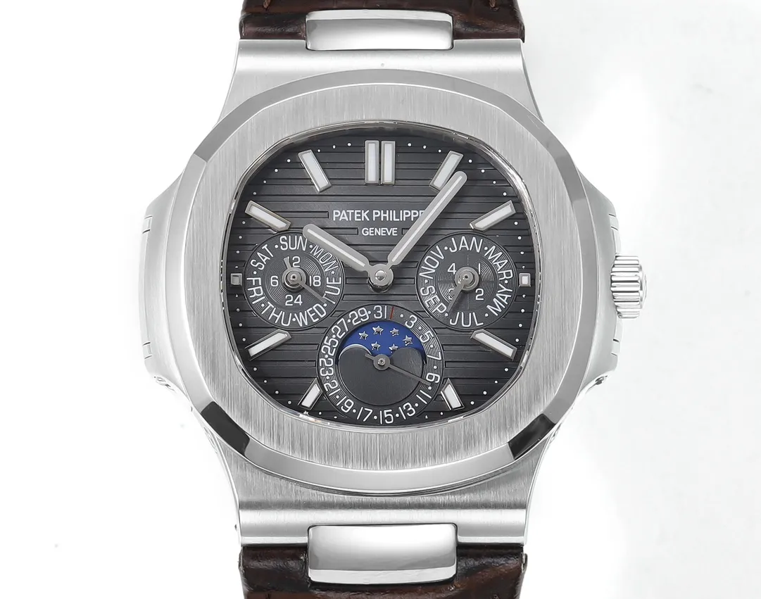 MP Factory Patek Philippe Nautilus 5740/1G Grey Perpetual Super Clone Watch - 图片 2