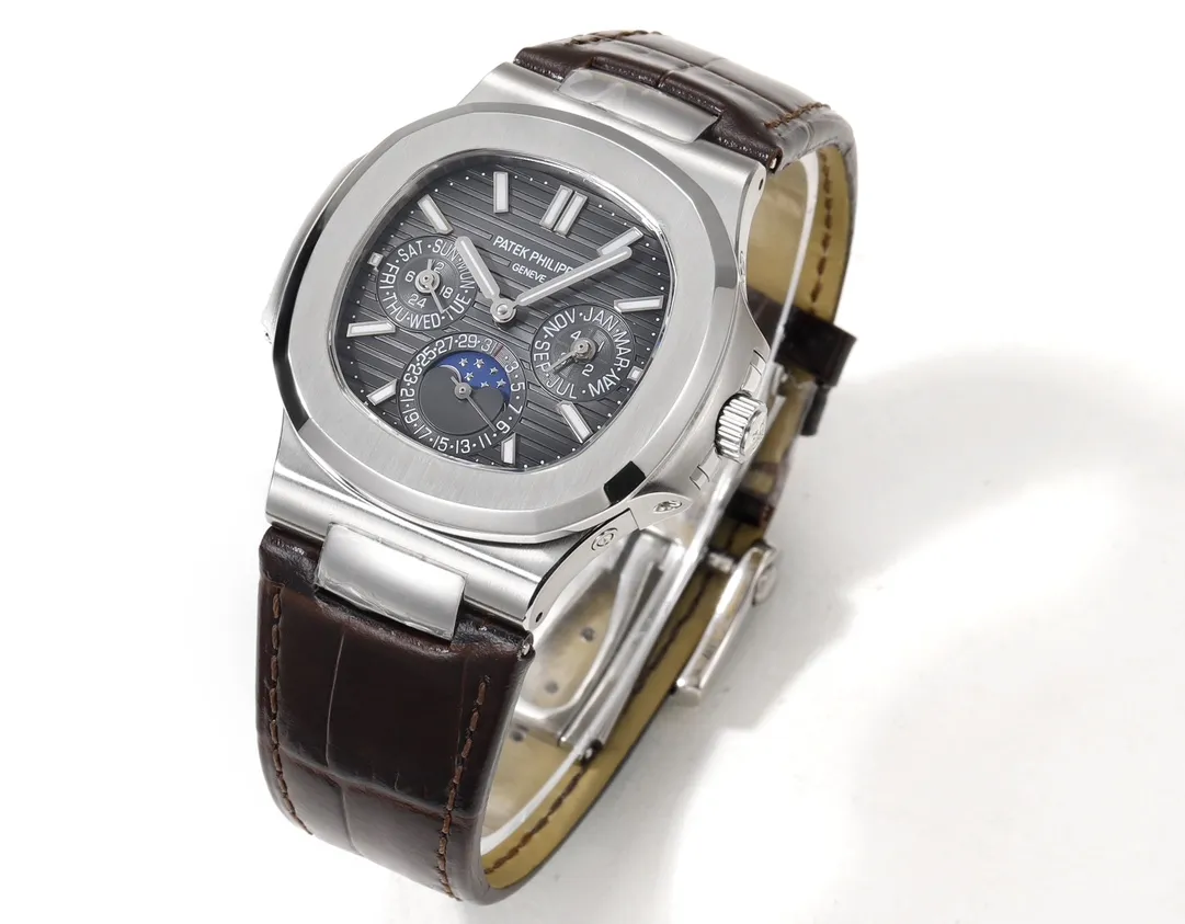 MP Factory Patek Philippe Nautilus 5740/1G Grey Perpetual Super Clone Watch - 图片 3