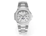 MP Factory Patek Philippe Nautilus 5740/1G Silver Super Clone Replica Watch