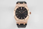OM Factory Audemars Piguet Royal Oak 15500 Rose Gold Black Super Clone Watch