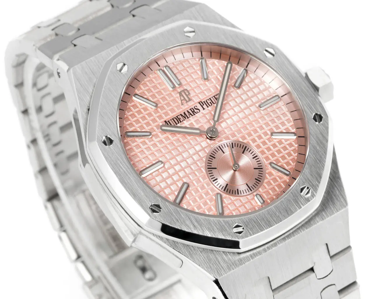 OM Factory Audemars Piguet Royal Oak 26591IP Pink Dial Steel Super Clone Watch - 图片 3