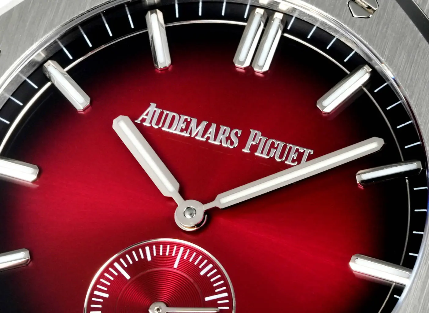 OM Factory Audemars Piguet Royal Oak 26591IP Red Dial Steel Super Clone Replica Watch - 图片 9