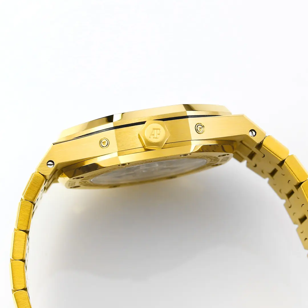 OM Factory Audemars Piguet Royal Oak Perpetual Calendar Blue Dial Yellow Gold Super Clone Luxury Watch - 图片 6