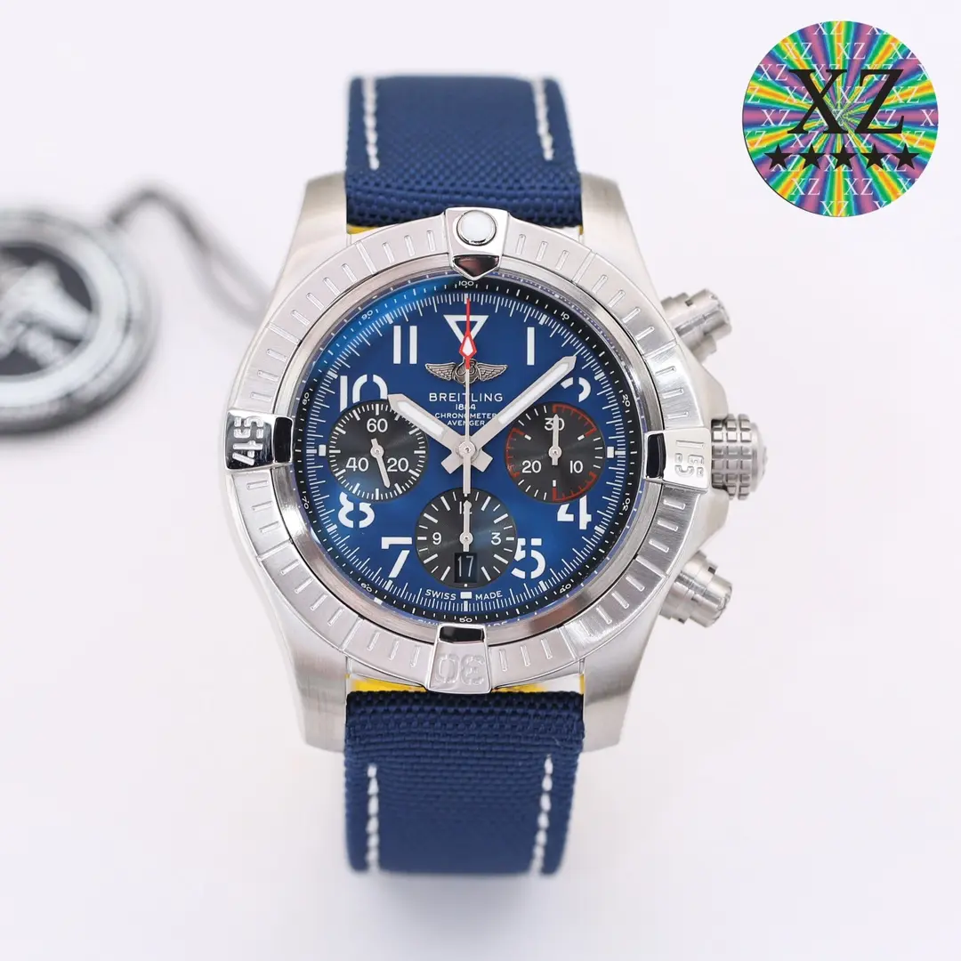 OM Factory Breitling Avenger B01 Chronograph Blue Dial – Premium Super Clone Watch - 图片 9