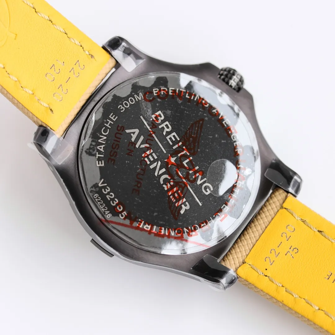 OM Factory Breitling Avenger GMT 45 Night Mission Black – Super Clone Watch - 图片 8