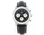 OM Factory Breitling Navitimer 1 B01 Chronograph Black Leather – Super Clone Watch