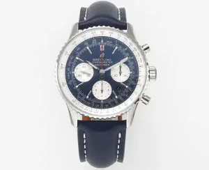 OM Factory Breitling Navitimer 1 B01 Chronograph Blue Leather – Premium Super Clone Watch