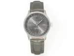 OM Factory Breitling Navitimer Automatic Grey Dial Leather – Super Clone Watch Replica