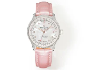OM Factory Breitling Navitimer Automatic Pink Leather – Super Clone Watch Masterpiece