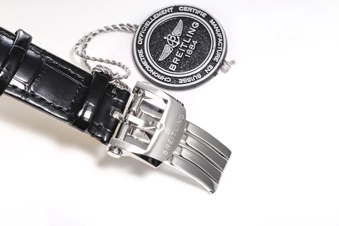 OM Factory Breitling Premier B25 White Dial Black Leather – Super Clone Luxury Watch - 图片 3