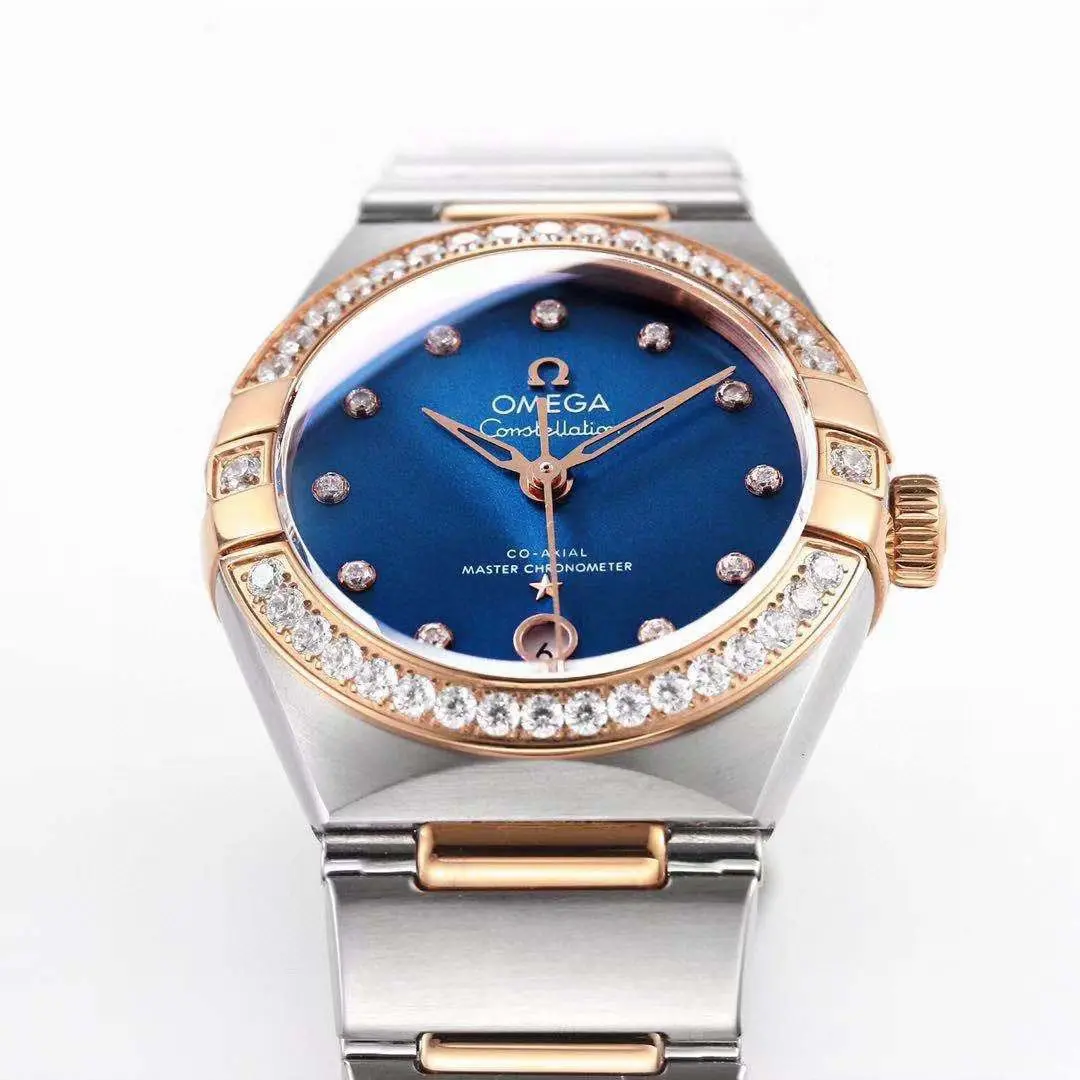 Omega Constellation 29mm Blue Dial Two-Tone VSF Watch Replica – Premium Quality VSF Timepiece - 图片 3