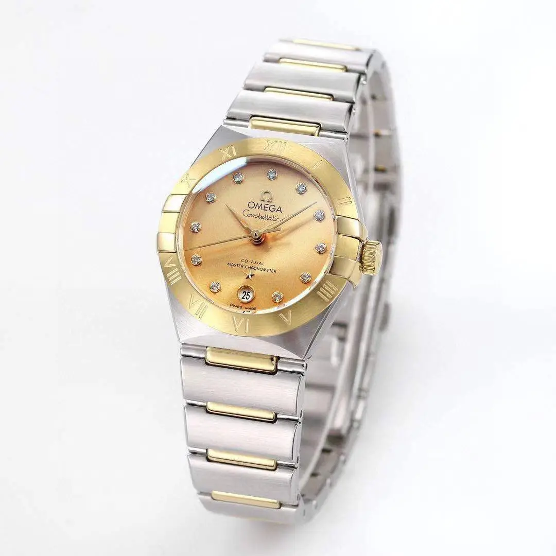 Omega Constellation 29mm Champagne Dial Two-Tone VSF Watch Replica