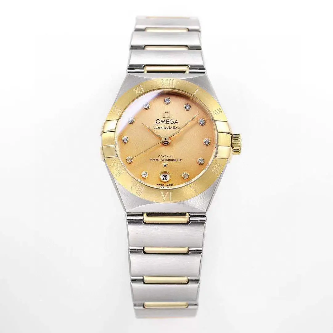 Omega Constellation 29mm Champagne Dial Two-Tone VSF Watch Replica - 图片 2