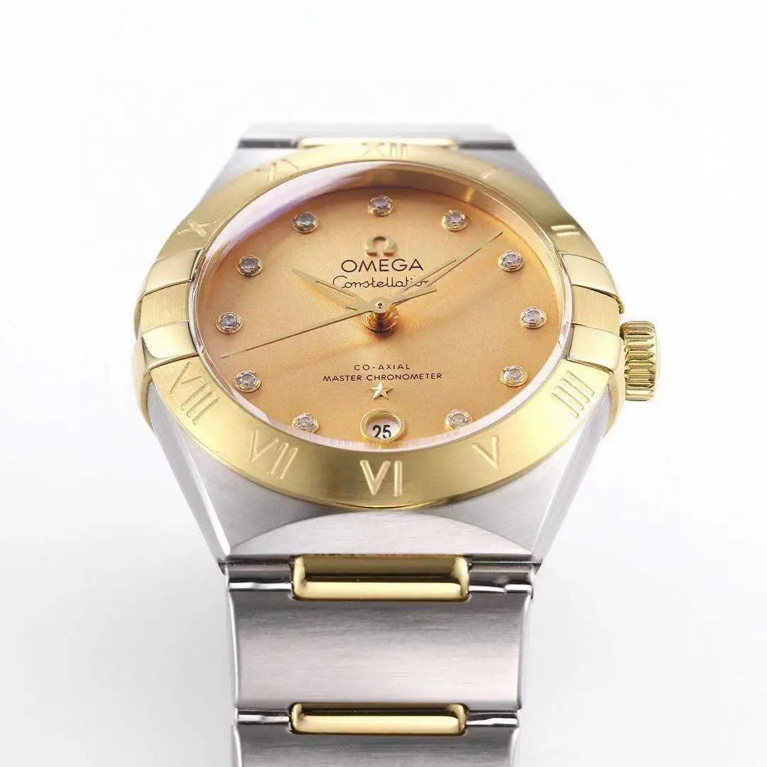 Omega Constellation 29mm Champagne Dial Two-Tone VSF Watch Replica - 图片 3