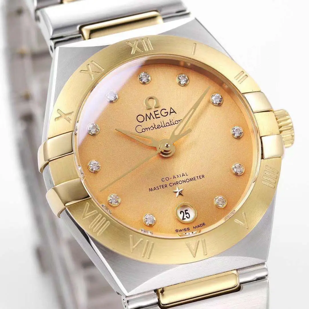 Omega Constellation 29mm Champagne Dial Two-Tone VSF Watch Replica - 图片 4