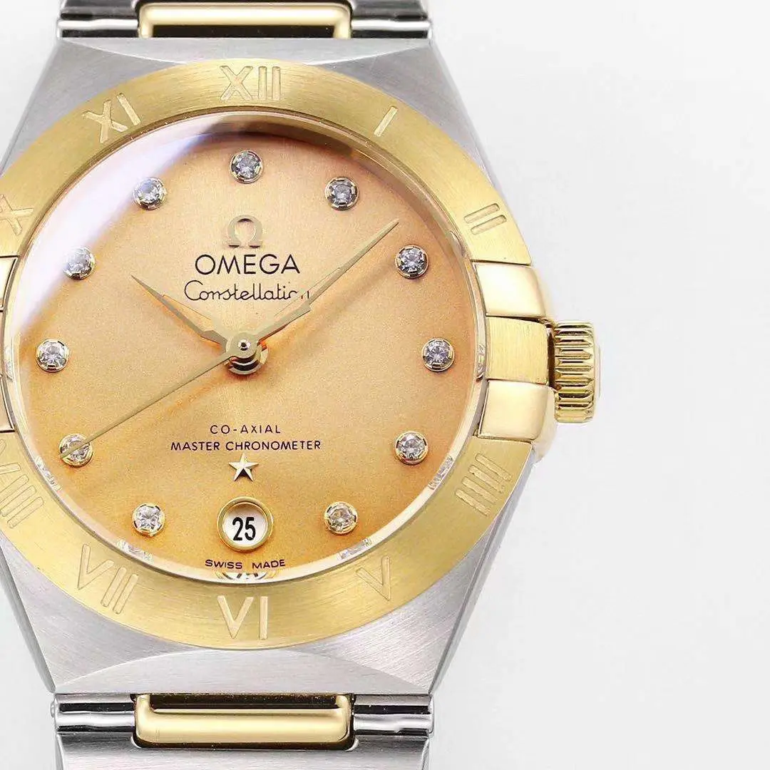 Omega Constellation 29mm Champagne Dial Two-Tone VSF Watch Replica - 图片 5