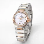 Omega Constellation 29mm White Dial Two-Tone VSF Watch Replica – Premium Quality
