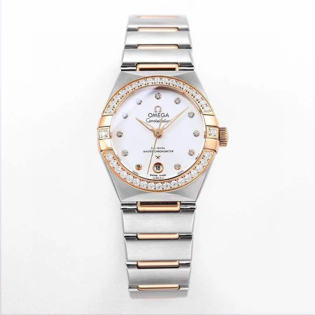 Omega Constellation 29mm White Dial Two-Tone VSF Watch Replica – Premium Quality - 图片 2