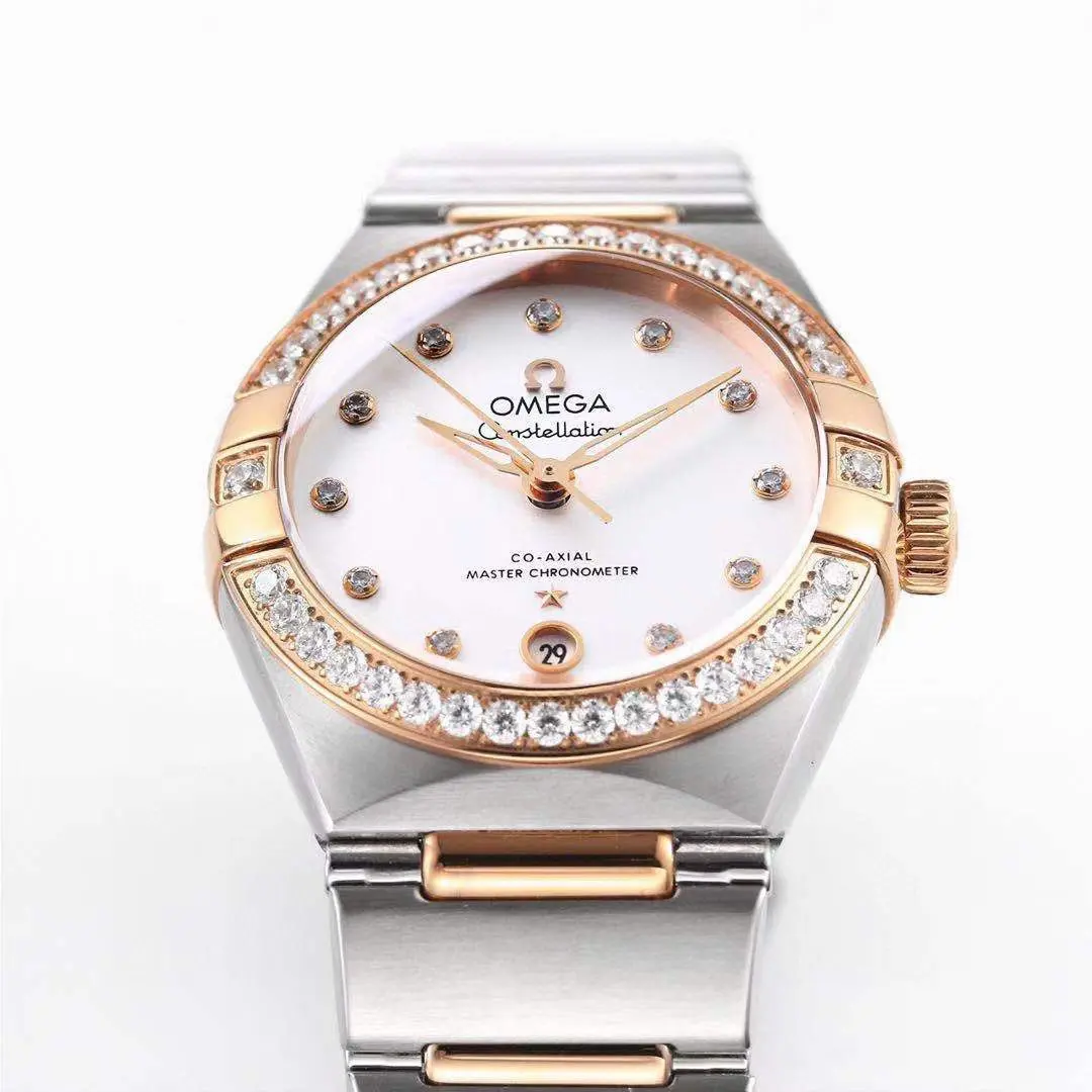 Omega Constellation 29mm White Dial Two-Tone VSF Watch Replica – Premium Quality - 图片 4