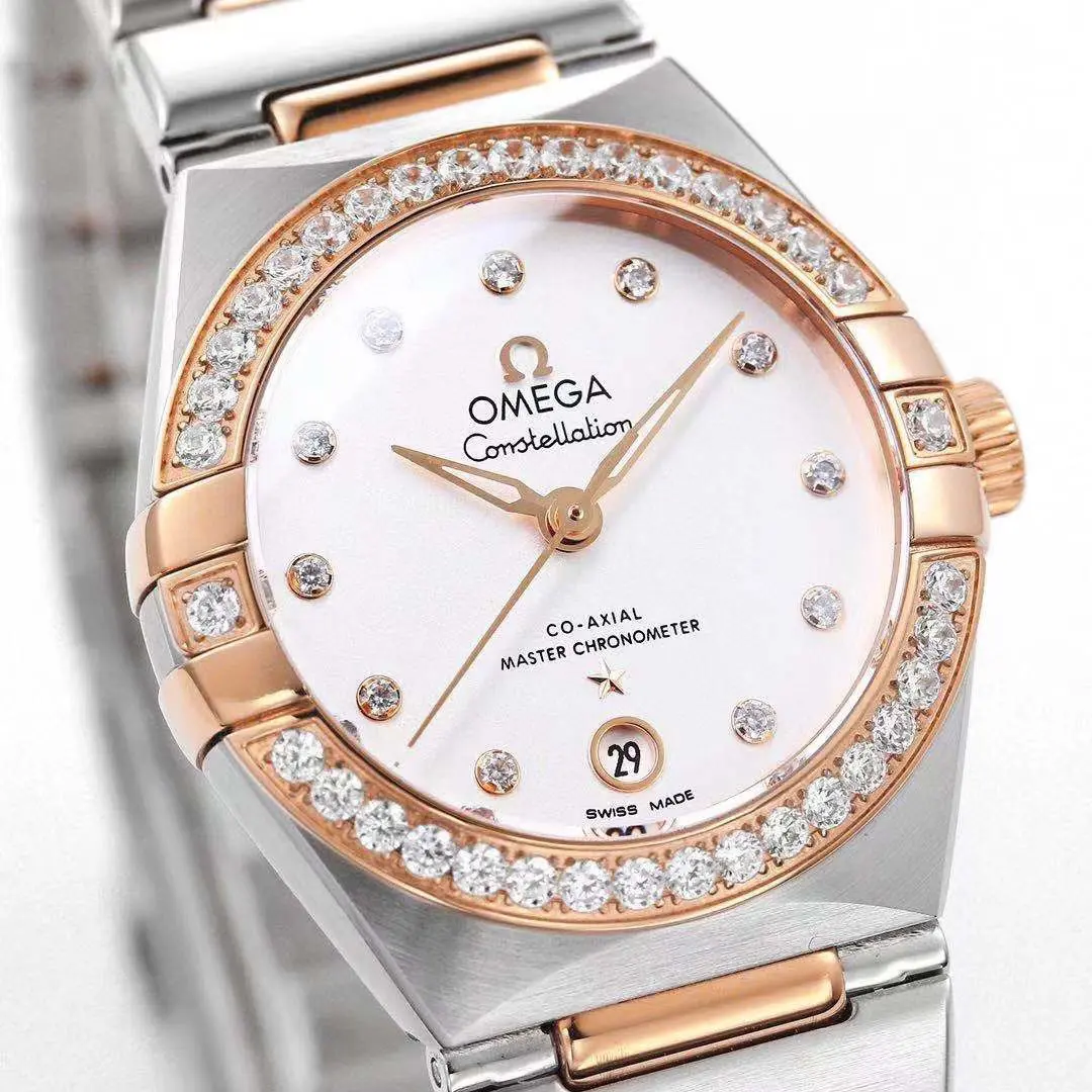 Omega Constellation 29mm White Dial Two-Tone VSF Watch Replica – Premium Quality - 图片 5