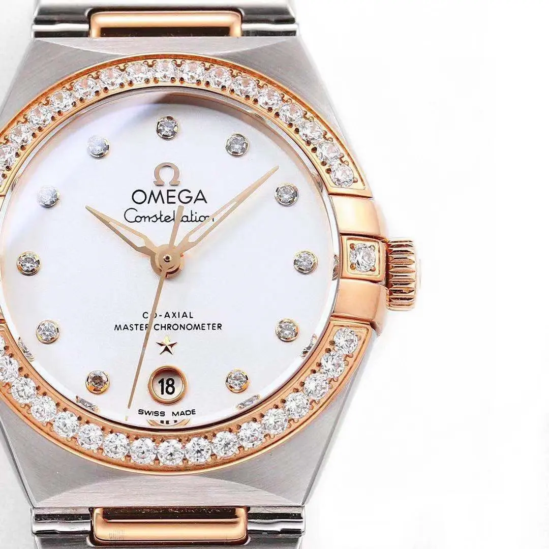 Omega Constellation 29mm White Dial Two-Tone VSF Watch Replica – Premium Quality - 图片 6