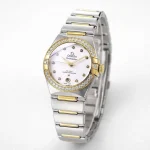 Omega Constellation 29mm White Gold Steel Replica – Premium VSF Watch Collection
