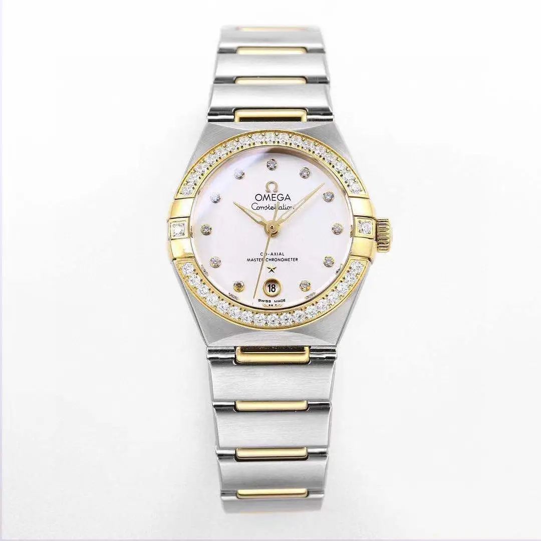 Omega Constellation 29mm White Gold Steel Replica – Premium VSF Watch Collection - 图片 2
