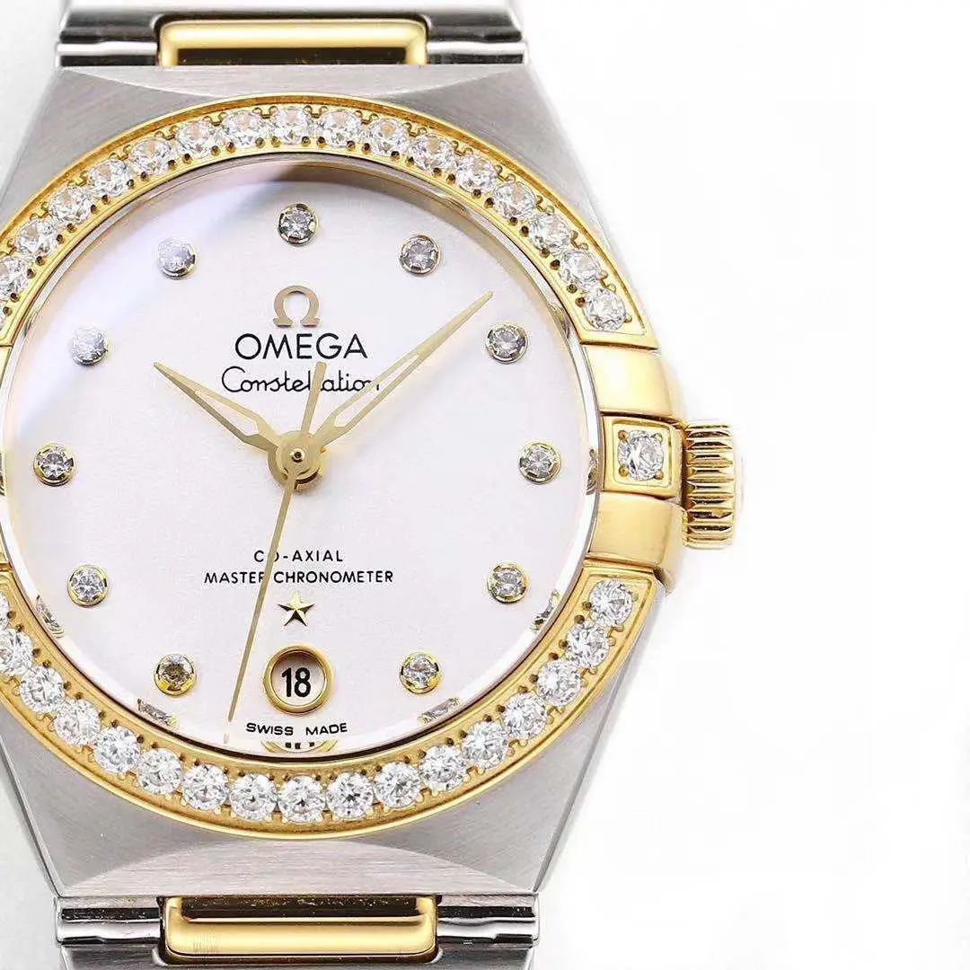 Omega Constellation 29mm White Gold Steel Replica – Premium VSF Watch Collection - 图片 5