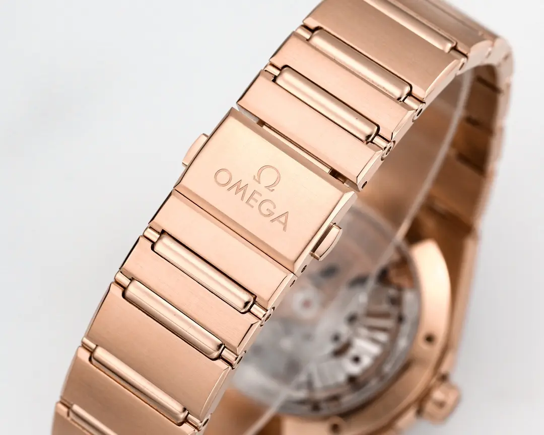 OMEGA Constellation 41mm Blue Rose Gold VSF Replica Watch - 图片 9